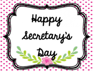Secretary's day 2025